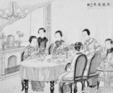 China: 'Distinguishing Local Flavour', 1890s.  By Wu Youru (1839-1893). Ink on paper. Collection of the Shanghai History Museum.