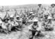 Vietnam: Annamese 'tiraillleurs' or Vietnamese colonial soldiers waiting to go into battle at Ypres, Belgium, in 1916.