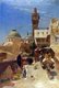 Gustav Bauernfeind (1848-1904) was a German Orientalist painter. After his first visit to Jaffa and Jerusalem in 1880-81, he traveled widely in the Middle East, particularly to the Holy Land and Damascus, eventually settling in Jerusalem where he died in 1904.
